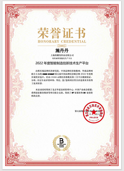  智能制造创新奖